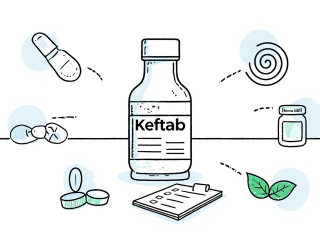 Keftab (Cephalexine) : comparaison avec les alternatives antibiotiques