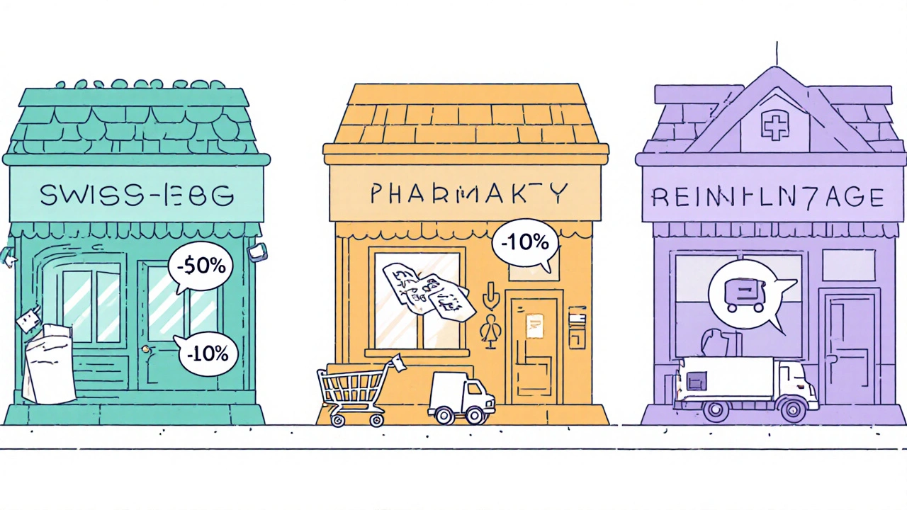 Comparaison des prix des pharmacies avec remises.