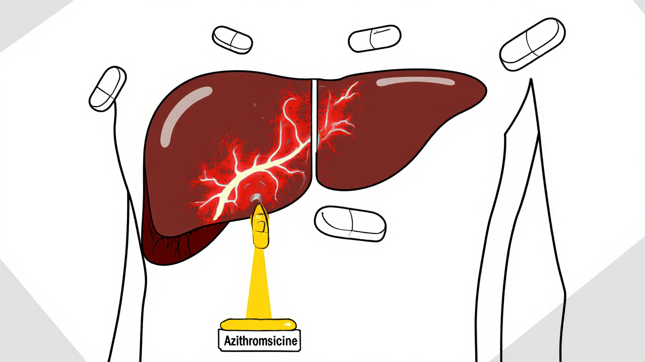 Azithromycine et maladie du foie : ce que vous devez savoir sur les risques hépatotoxiques