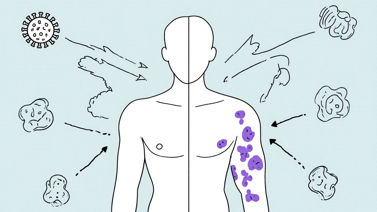 Lien entre le Kaposi sarcome et le VIH/SIDA : comprendre la connexion