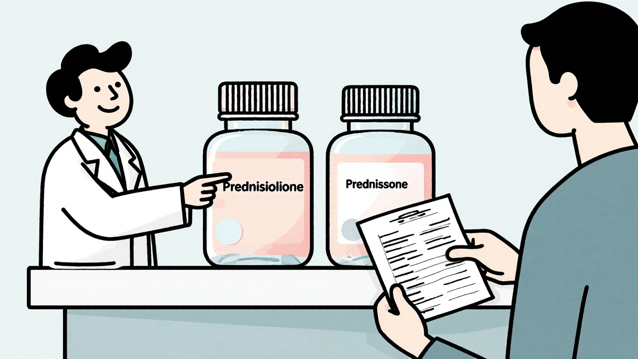 Prednisolone vs. Prednisone : quelles différences ?