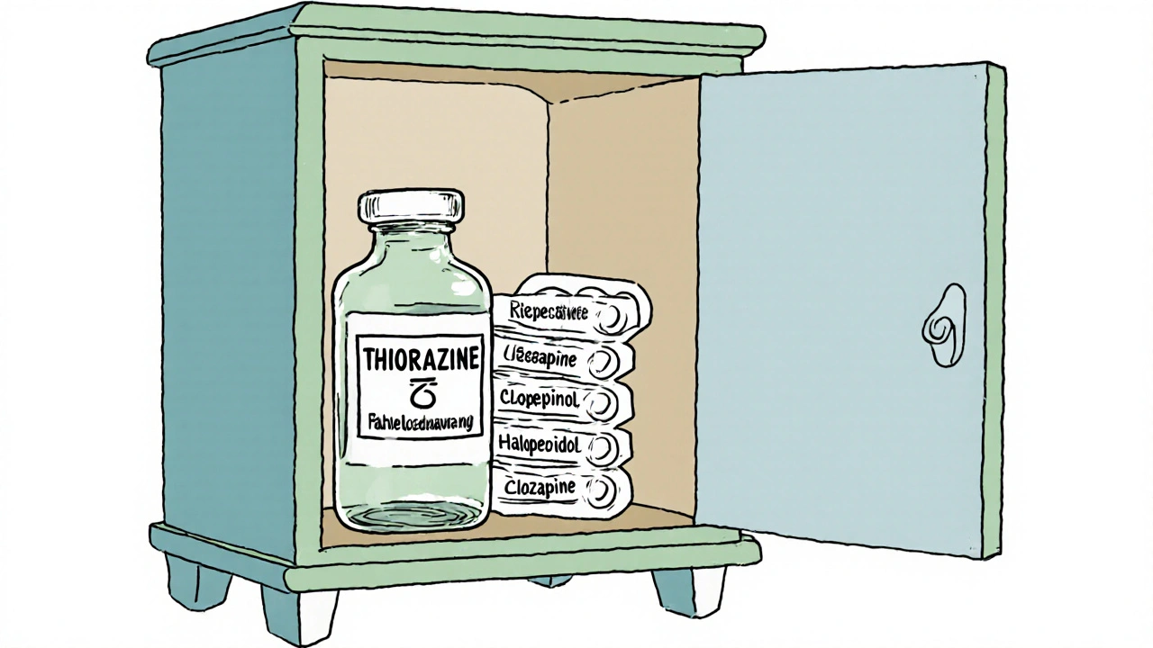 Thorazine (chlorpromazine) : comparaison avec les alternatives antipsychotiques