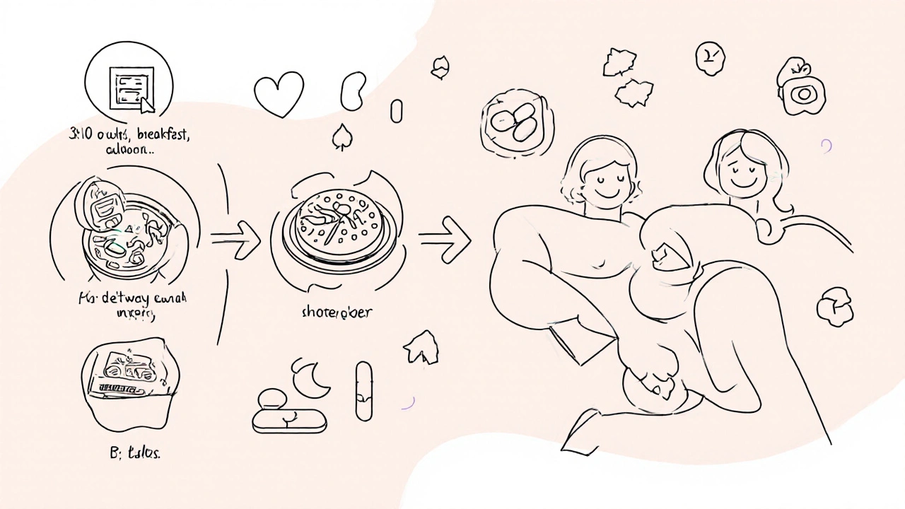 Un patient passe de plusieurs comprimés quotidiens à un patch et un seul comprimé, améliorant sa qualité de vie.