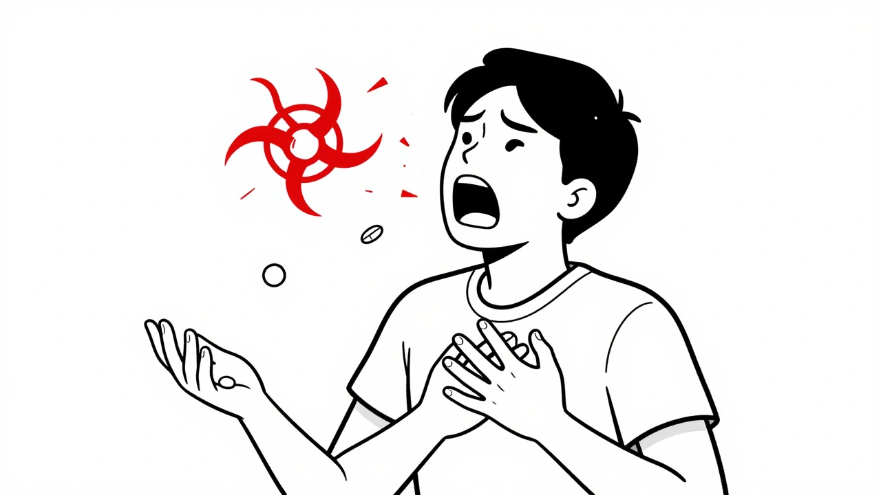 Quand les effets secondaires exigent d'arrêter un médicament immédiatement