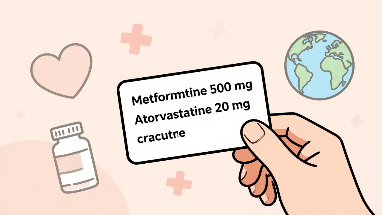 Comment tenir une liste de médicaments en plusieurs langues pour les urgences