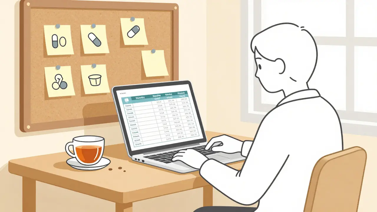 Comment mettre en place un budget pour vos médicaments et des alertes de renouvellement automatique