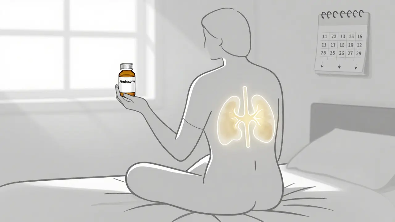 Réduction progressive des corticostéroïdes : minimiser les symptômes de sevrage